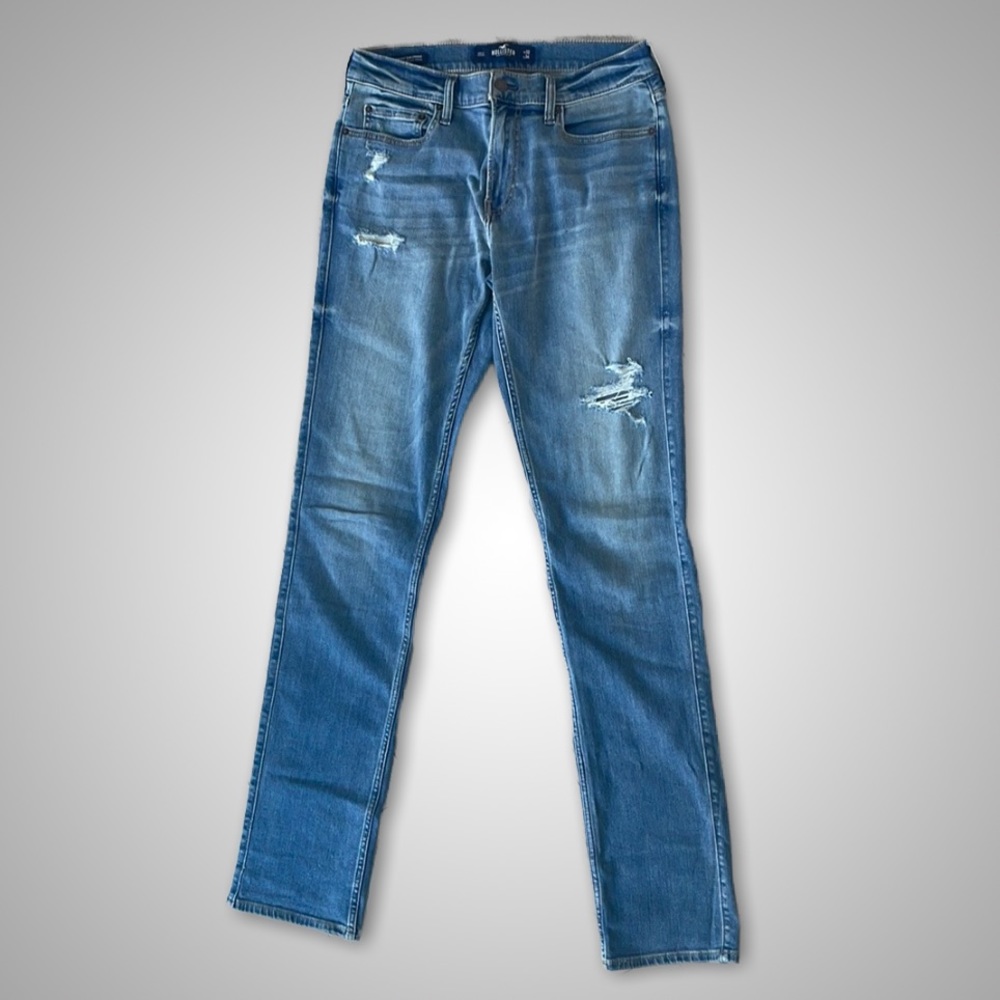[ Hollister ] -  Stacked Slim Straight Jeans